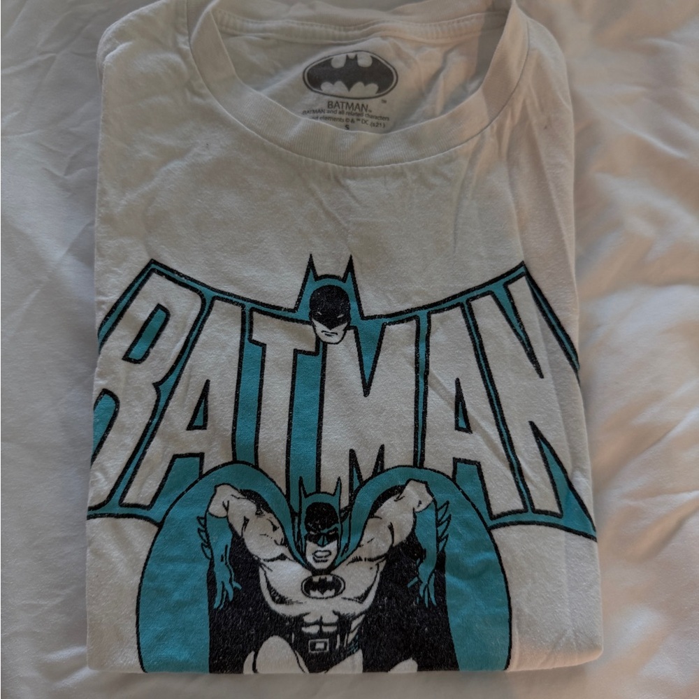 Batman White Tee